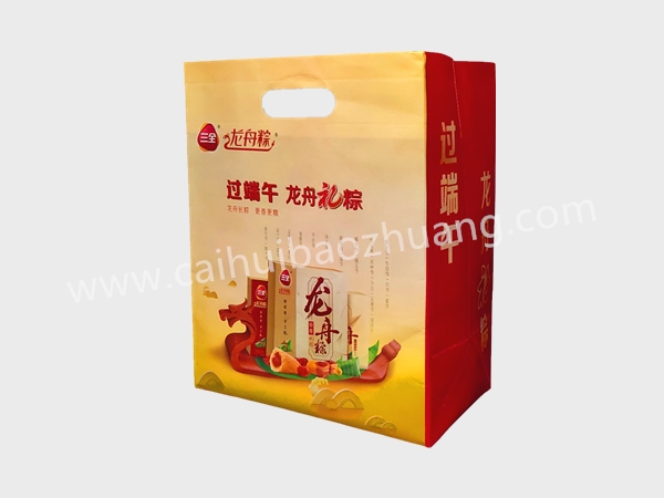 彩匯包裝  粽子外包裝手提袋  食品促銷禮品袋